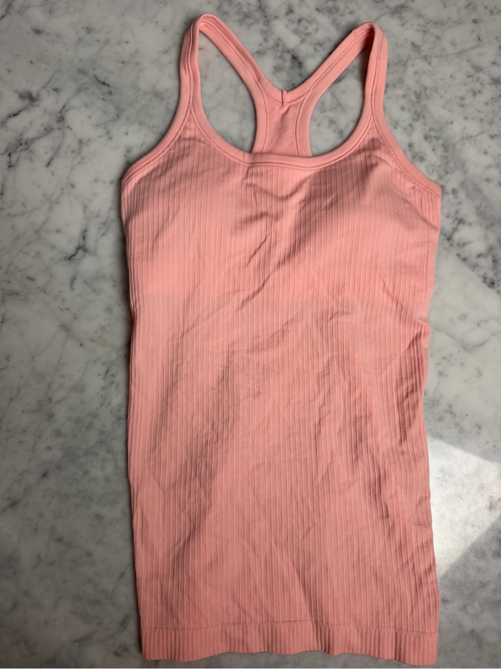 lululemon athletica Pink Ribbed Racerback